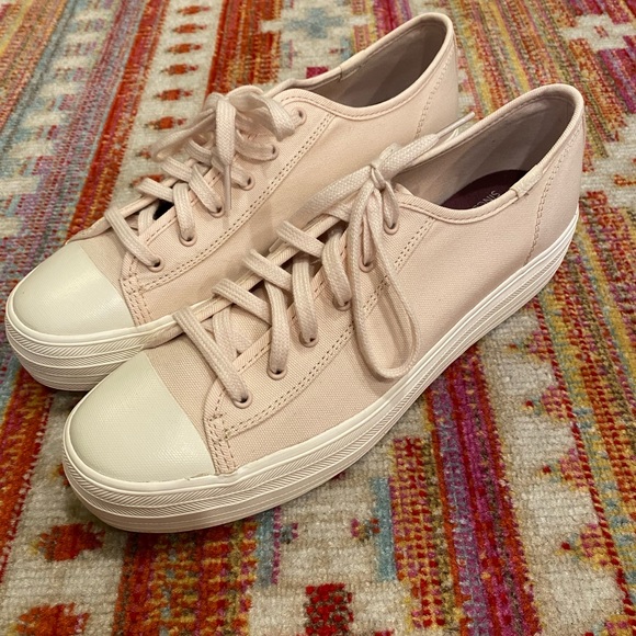 Keds Shoes - Keds Platform Triple Kick Colorblock Light Pink Sneaker